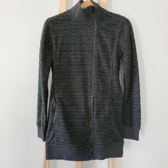 ROOTS Women Black Small Coat Fall - Picture 2 of 7